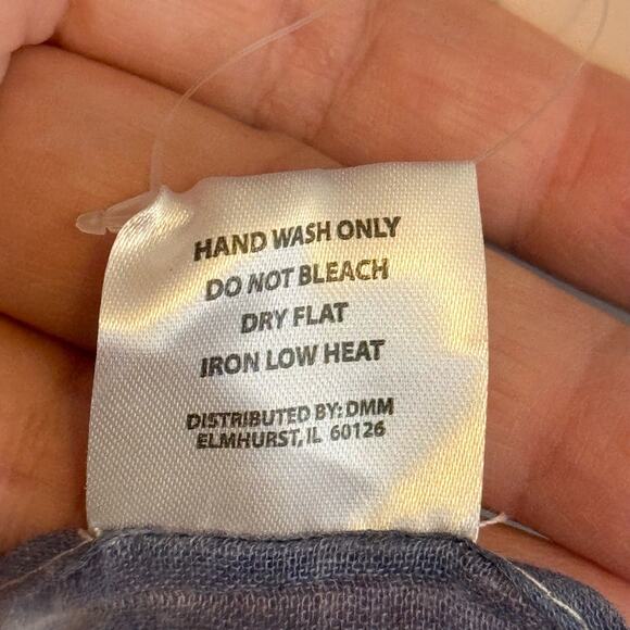 NWT Jack & Missy Kimono Cover Up Blue White One Size - Picture 7 of 7